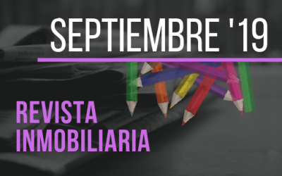Toda la actualidad inmobiliaria de septiembre 2019